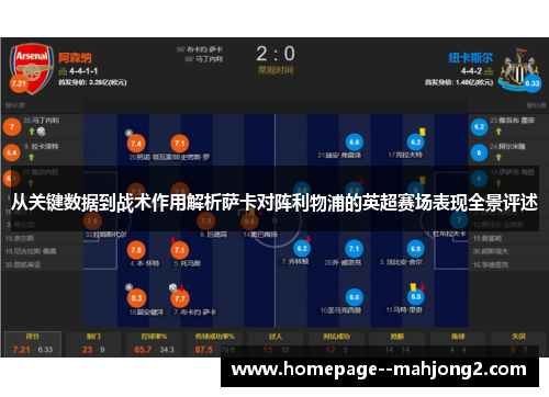 从关键数据到战术作用解析萨卡对阵利物浦的英超赛场表现全景评述
